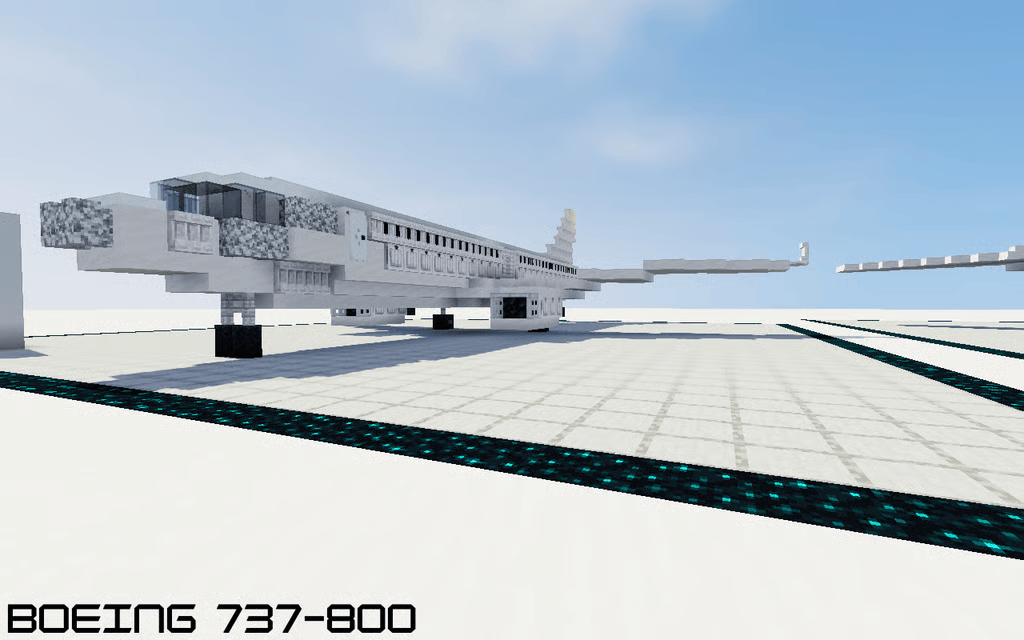 1 : 1 Minecraft Boeing 737-800