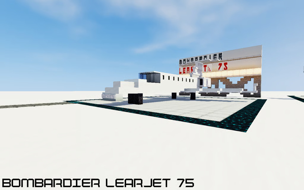 1 : 1 Minecraft Bombardier Learjet 75