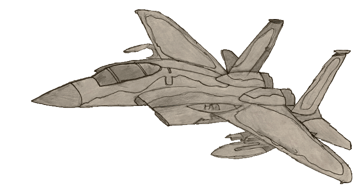 F-15 Drawing | Paper drawing